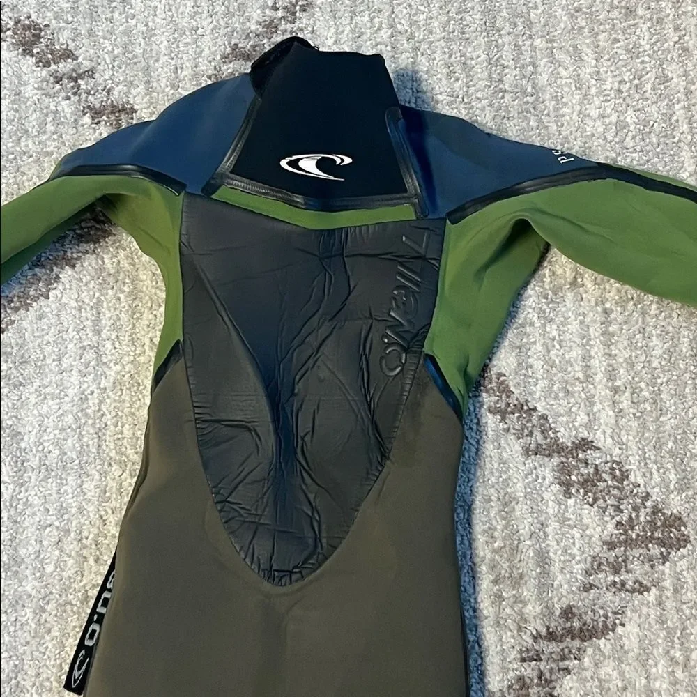 O’Neill Black Wetsuit Green Blue Gray Size 10